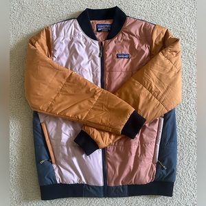 NWOT Patagonia Zemer Bomber Jacket in Multi Hazy Purple Colorway {Size L}